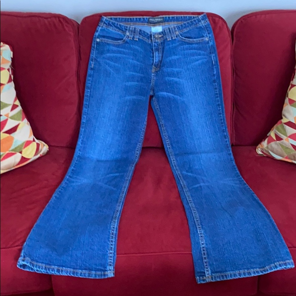 Banana Republic Dark Wash Stretch Boot Cut Jeans